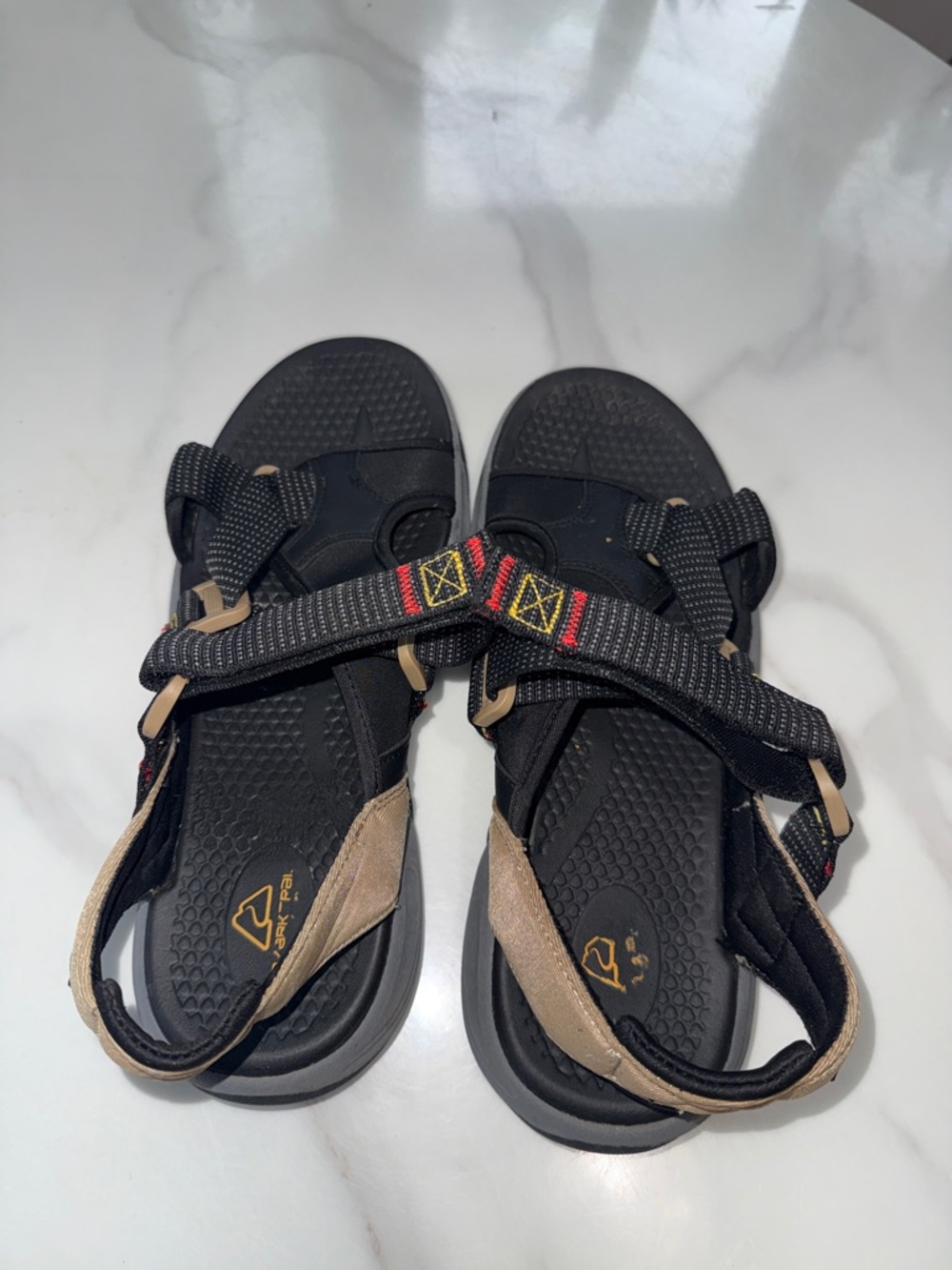 Ozark trail Black and Tan Outdoor Sport Sandals - Picture 6 of 10